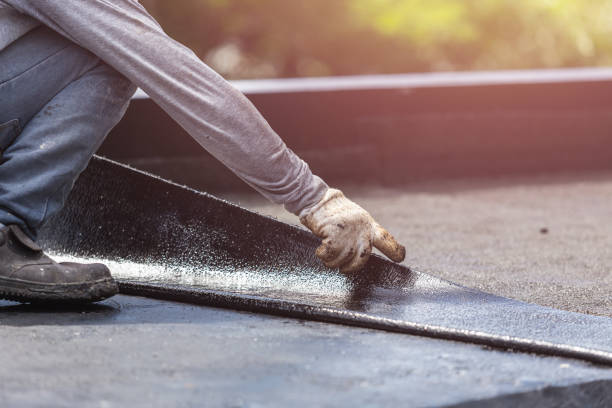 Professional Emergency Waterproofing technician working in Long Beach, IN